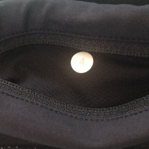 Lululemon Pacesetter PlushPetalBlkGhost 4Tall - Picture 7 of 7